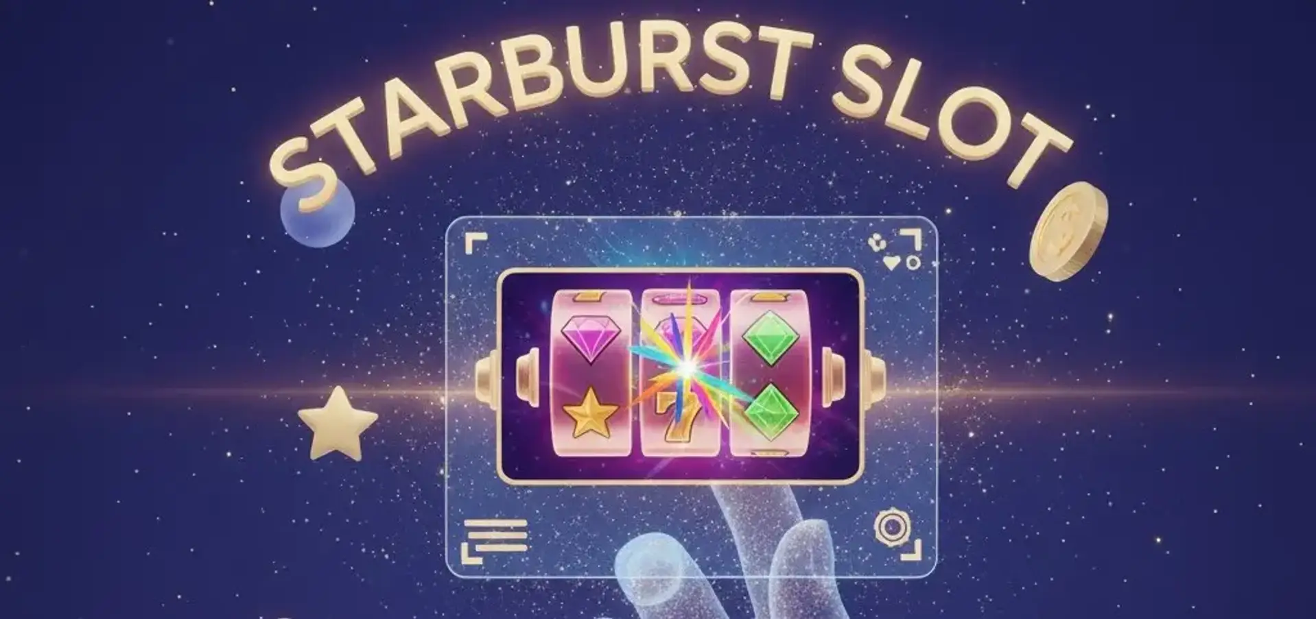 Starburst 2 slot gameplay with colourful gemstone symbols